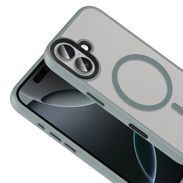 Zipax Apple iPhone 17 Kılıf MgSafe Özellikli Mat Yüzey Zr-Flet ürün görseli 1
