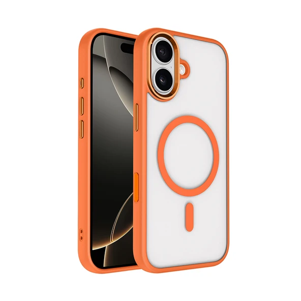 Zipax Apple iPhone 17 Kılıf MgSafe Özellikli Mat Yüzey Zr-Krom ürün görseli 1