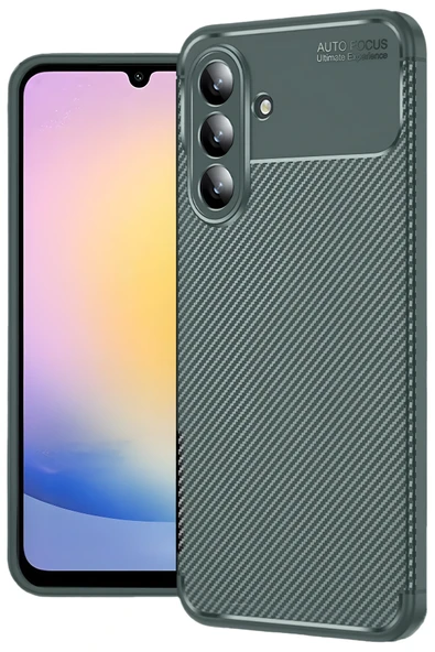 Zipax Samsung Galaxy A17 5G Kılıf Karbon Görünümlü Şık Tasarım Azn-Negro ürün görseli 1