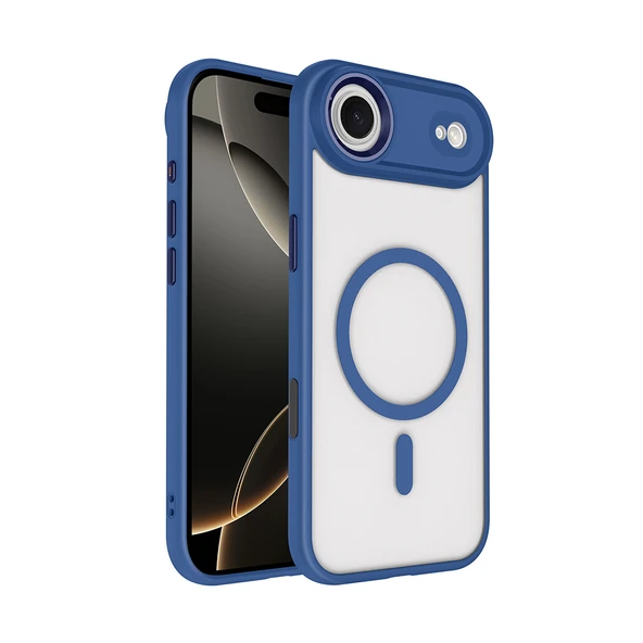 Zipax Apple iPhone 17 Air Kılıf MgSafe Özellikli Mat Yüzey Zr-Krom ürün görseli 1