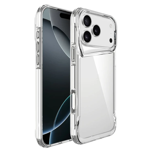 Zipax Apple iPhone 17 Pro Kılıf Şeffaf Tam Koruma Zr-Tmax ürün görseli 1
