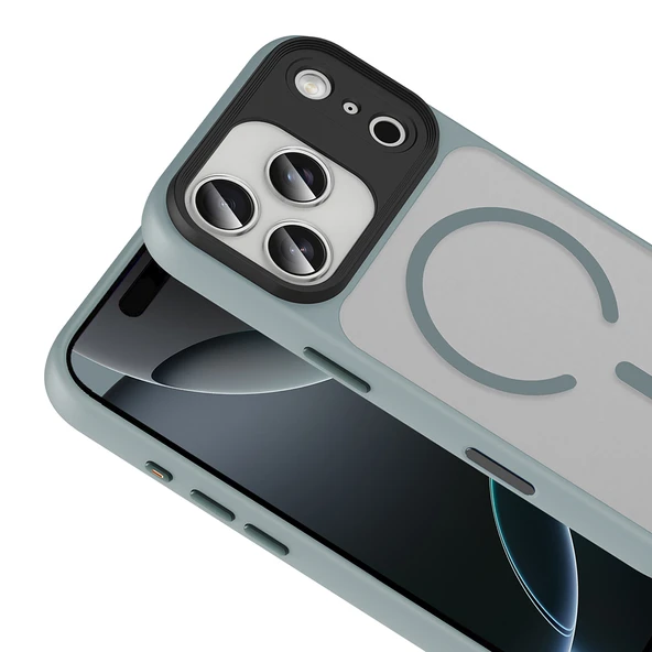 Zipax Apple iPhone 17 Pro Kılıf MgSafe Özellikli Mat Yüzey Zr-Flet ürün görseli 1