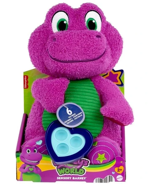 Fisher Price Barneys World Sensory Barney Pelüş Oyuncak HYG89 ürün görseli 1