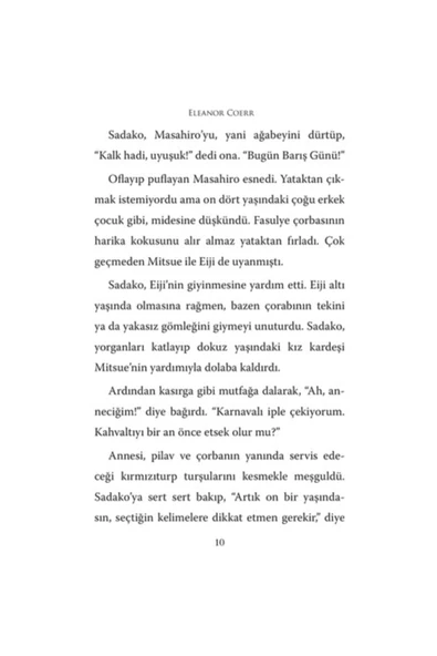 Sadako Ve Kağıttan Bin Turna Kuşu - Eleanor Coerr / ürün görseli 1