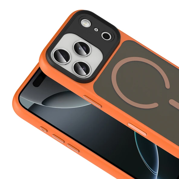 Zipax Apple iPhone 17 Pro Kılıf MgSafe Özellikli Mat Yüzey Zr-Flet ürün görseli 1