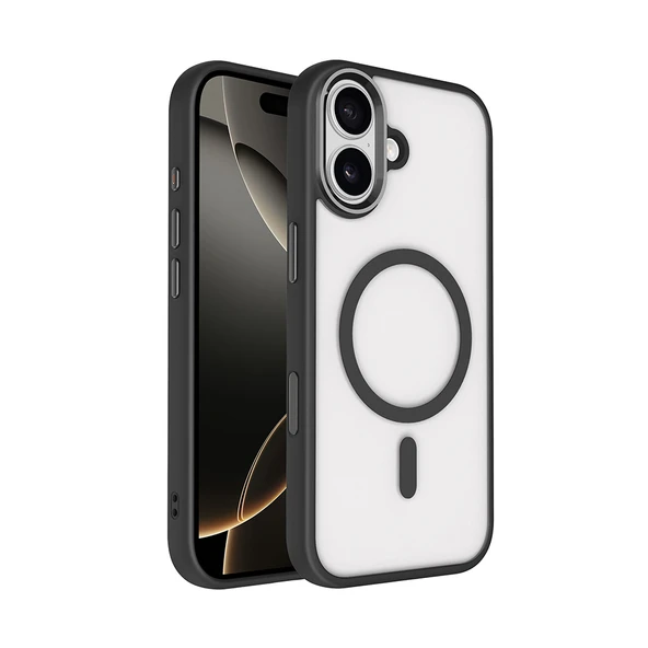 Zipax Apple iPhone 17 Kılıf MgSafe Özellikli Mat Yüzey Zr-Krom ürün görseli 1