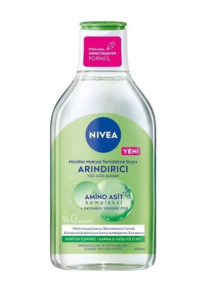 Nıvea Micellar Makyaj Temizleme Suyu Arındırıcı 400 ml ürün görseli 1