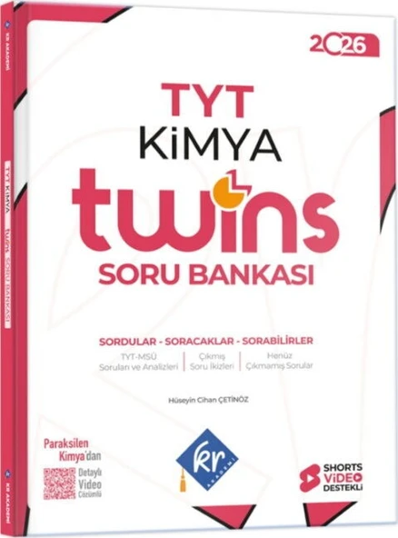KR Akademi 2026 TYT Twins Kimya Soru Bankası ürün görseli 1