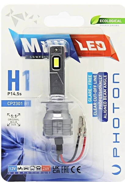 PHOTON MİNİ H1 LED TEKLİ BLİSTER ürün görseli 1