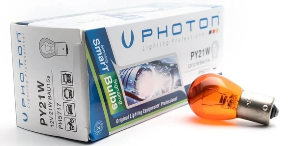 PHOTON TEK DUY PY21W 21W 93 AMBER ŞAŞI TIRNAK PH5717 ürün görseli 1