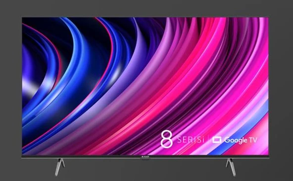 Arçelik 8 serisi A55 E 895 A 4K UHD Google Smart Televizyon ürün görseli 1
