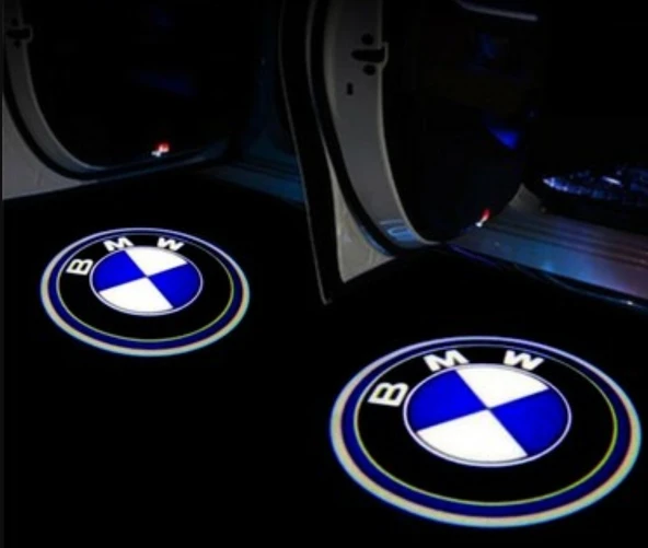 PİLLİ KAPI ALTI LOGOSU BMW - Resim 2