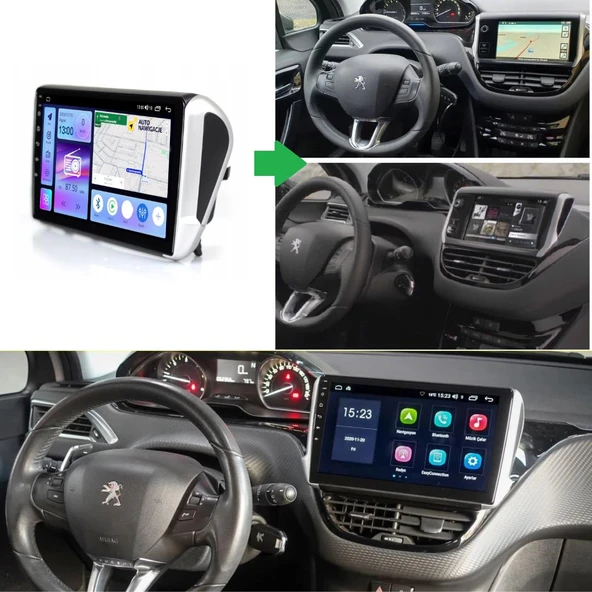 Peugeot 208-2008 Android Multimedya Sistemi 2-32 Myway (2013-2019) ürün görseli 1