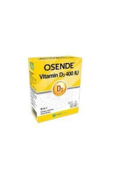 Osende Vitamin D3 400 IU Takviye Edici Gıda ürün görseli 1