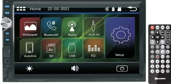 ROADSTAR RDM-7200DSP 7" TEYP ürün görseli 1
