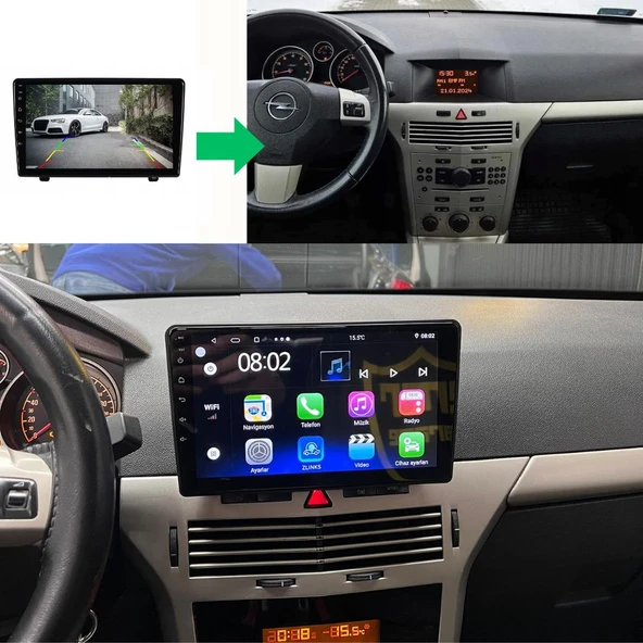 Opel Astra H Android Multimedya Sistemi 2-32 Myway (2004-2014) ürün görseli 1