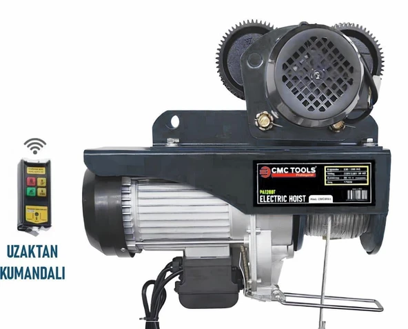CMC 600/1200 KG ŞARYOLU ELEKTRİKLİ VİNÇ UZAKTAN KUMANDALI ürün görseli 1