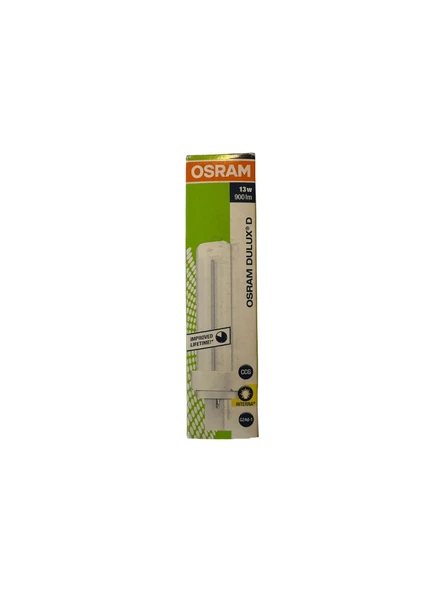 Dulux D 13W 827 2700K Sarı Işık G24D-1 Duylu ürün görseli 1