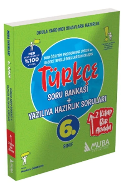 Muba Yayınları 6. Sınıf Türkçe Soru Bankası + Yazılıya Hazırlık Soruları ürün görseli 1