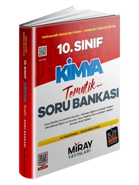 Miray Yayınları 10. Sınıf Kimya Konu Özetli Tematik Soru Bankası ürün görseli 1