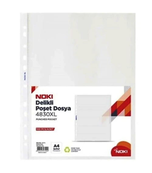 Noki Poşet Dosya XL A4 100Lü ürün görseli 1