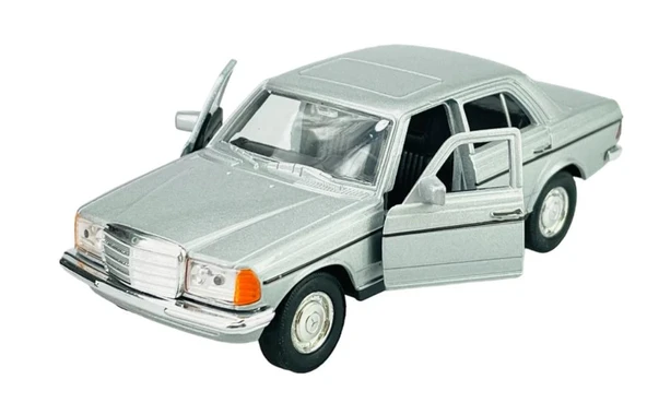 Oyuncak Metal Model Araba 1/36 Çek Bırak Gri Mercedes W123 ürün görseli 1