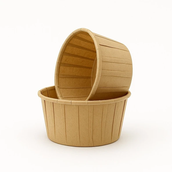 Muffin Kek Kapsül Kraft 50 Adet ürün görseli 1