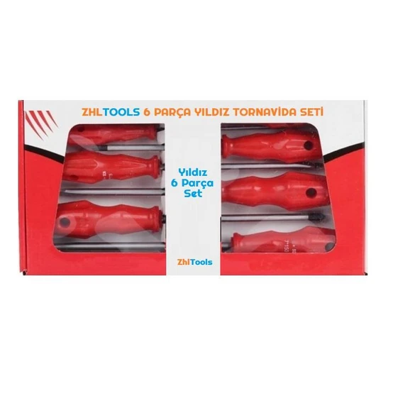 Zhltools Yıldız Tornavida Takımı 6 Parça ürün görseli 1
