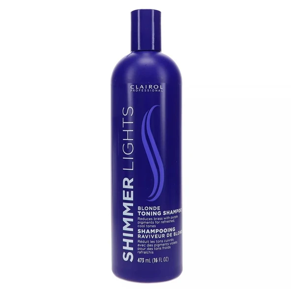 Clairol Shimmer Lights Shampoo Blonde Toning Şampuan 473 ml ürün görseli 1