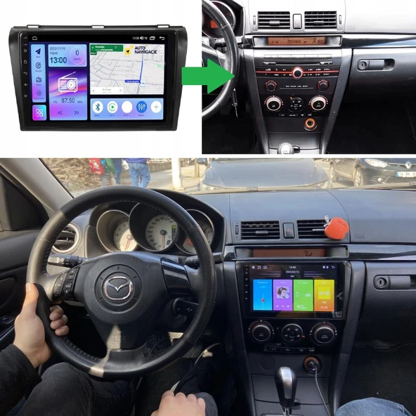 Mazda 3 Android Multimedya Sistemi 2-32 Myway (2004-2009) ürün görseli 1