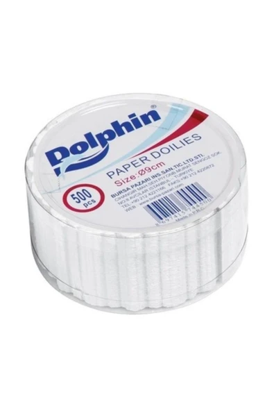 Dolphin Dantel Görünümlü Kağıt Bardak Altlığı - Çay Bardağı Kağıt Altlığı - 24 Adet 500'lü Paket ürün görseli 1