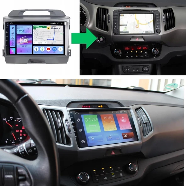 Kia Sportage Android Multimedya Sistemi 2-32 Myway (2010-2015) ürün görseli 1