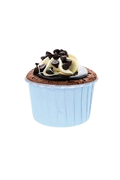 Muffin Kek Kapsül Açık Mavi 50 Adet - Resim 2