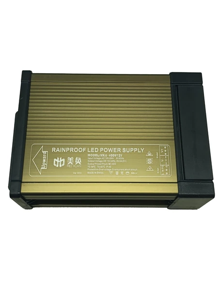 Dış Mekan Yağmur Geçirmez Güç Kaynağı DC12V 400W Trafo ürün görseli 1