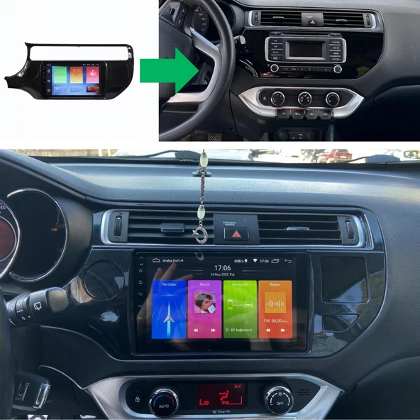 Kia Rio Android Multimedya Sistemi 2-32 Myway (2015-2018) ürün görseli 1