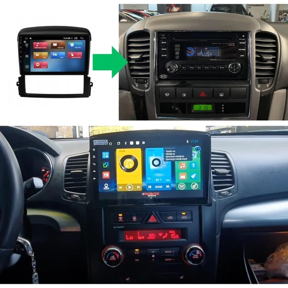 Kia Sorento Android Multimedya Sistemi 2-32 Myway (2006-2012) ürün görseli 1