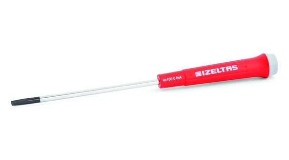 İzeltaş Elektronikçi Tip Klemens Düz Tornavida 3x125 ürün görseli 1