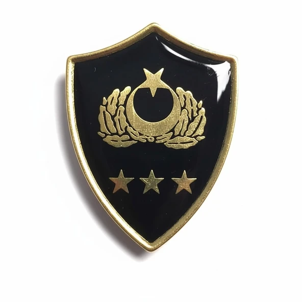 Minyatür Rütbe Subay Sağlık Sınıfı - Albay Rütbe (Siyah Zemin JANDARMA) ürün görseli 1