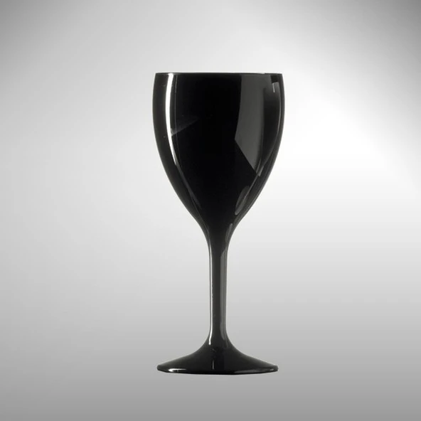 Kırılmaz Şarap Kadehi Siyah 255ML ürün görseli 1