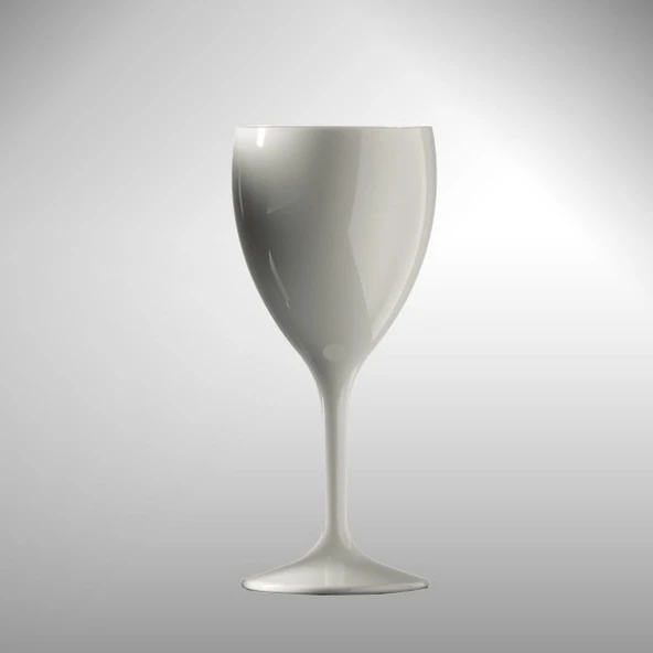 Kırılmaz Şarap Kadehi Beyaz 255Ml ürün görseli 1