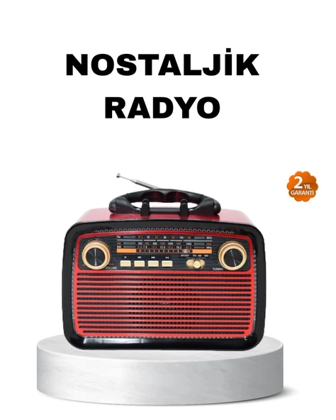Bluetooth’lu Led Işıklı Nostaljik Müzik Kutusu – Ahşap Dokulu, Vintage Tasarım Ve Yüksek Ses Kalitesi ürün görseli 1