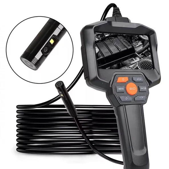 PowerMaster PM-14282 4.3'' LCD Ekranlı Dijital Endoskop Yılan Kamera ürün görseli 1