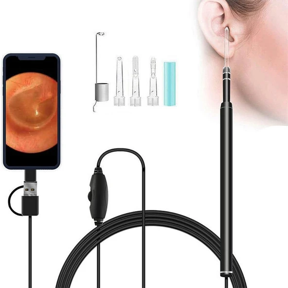 Powermaster PM-22161 3İn1 USB Kulak Muayene Endoskop Kamera ürün görseli 1