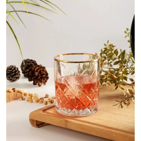 6'lı Kristal Meşrubat Bardağı 300 ml - Resim 2