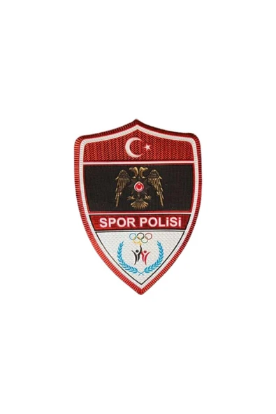 Spor Polisi Arması 3d, 2025 Yeni Tip, Cırtlı, Standart Ölçü, 1.sınıf Kalite ürün görseli 1
