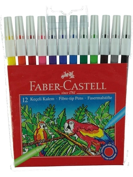 Keçeli Kalem 12 Renk Yıkanabilir ürün görseli 1