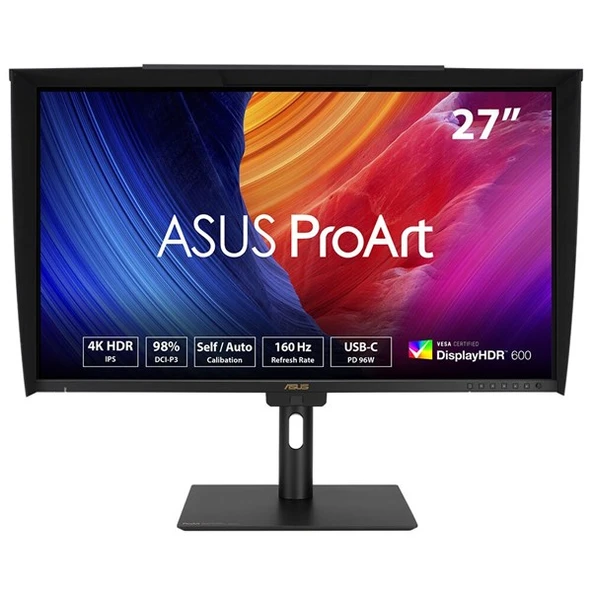 ASUS 27" PROART  PA27UCGE 4K 160HZ 1MS PIVOT MONİTÖR ürün görseli 1