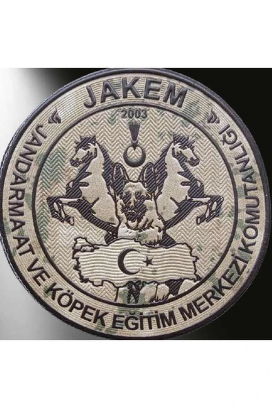 Jandarma JAKEM Kamuflaj 3d Arması,2025 Yeni Tip Cırtlı,Standart Ölçü,1.sınıf Plastik Ultra Kaliteli ürün görseli 1