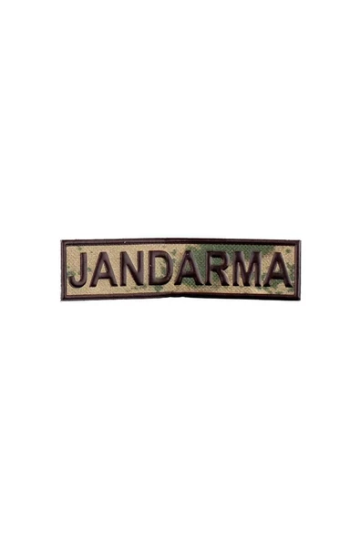 ''jandarma'' Gögüs Yazısı Kamuflaj 3d, 2025 Yeni Tip, Cırtlı, Standart Ölçü, 1.sınıf Kalite ürün görseli 1