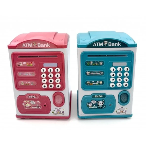 Sevimli Tasarımlı Şifreli ATM Kumbara ürün görseli 1